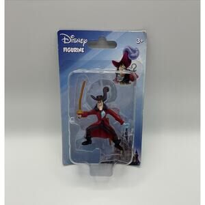 Disney Captain Hook Figurine 2.5” NEW Beverly Hills Teddy Bear Co. 2017